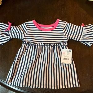Infant Striped Blouse (0-3)